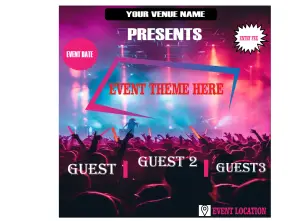 Event Promotion Social Media Post Template Kenya – Editable Business & Party Marketing Design template