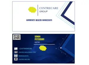 Modern Business Card Designs Kenya & East Africa template
