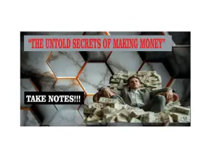 Make Money Online Secrets Thumbnail – High CTR YouTube Design Template template