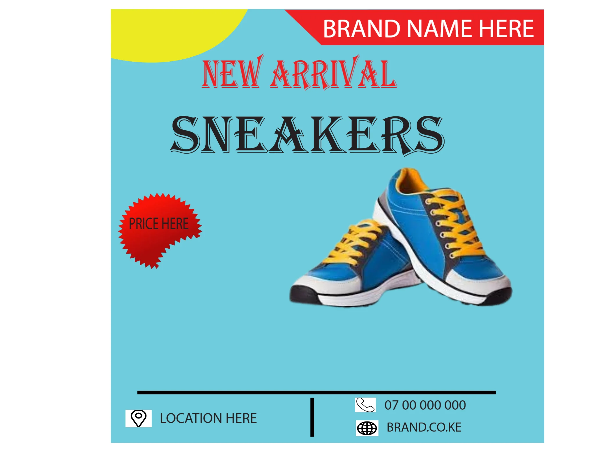 New Arrival Alert Social Media Post Template – Editable Launch Announcement Design for Instagram, Facebook & Pinterest