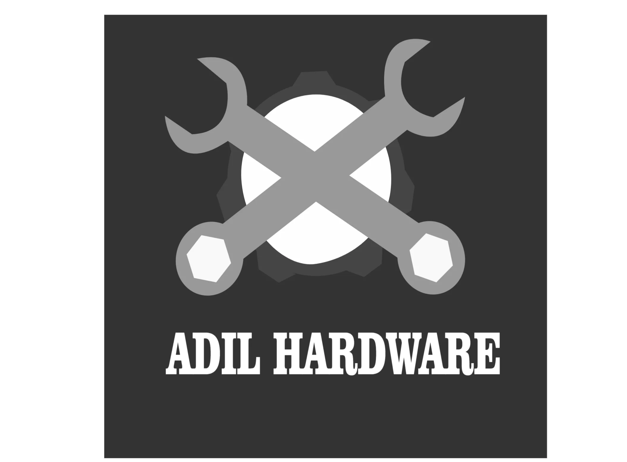 Hardware Logo Template – Industrial Tools & Construction Brand Identity Design