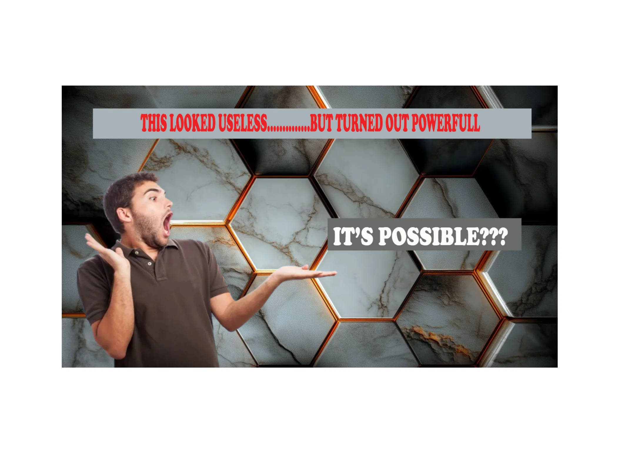 “Is It Possible?” Thumbnail – Viral Curiosity YouTube Design Template