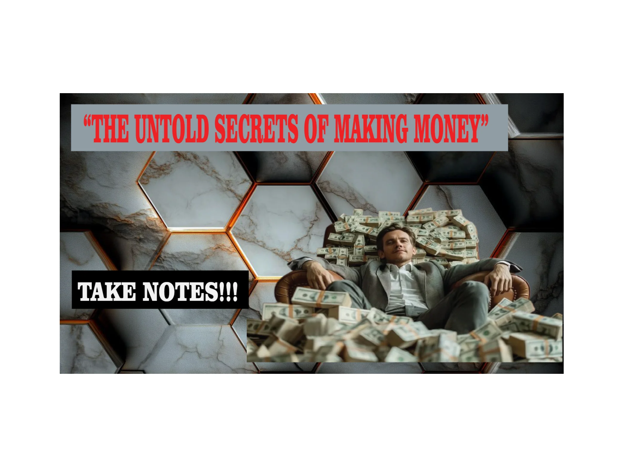 Make Money Online Secrets Thumbnail – High CTR YouTube Design Template - Thumbnails Template | PopBriz